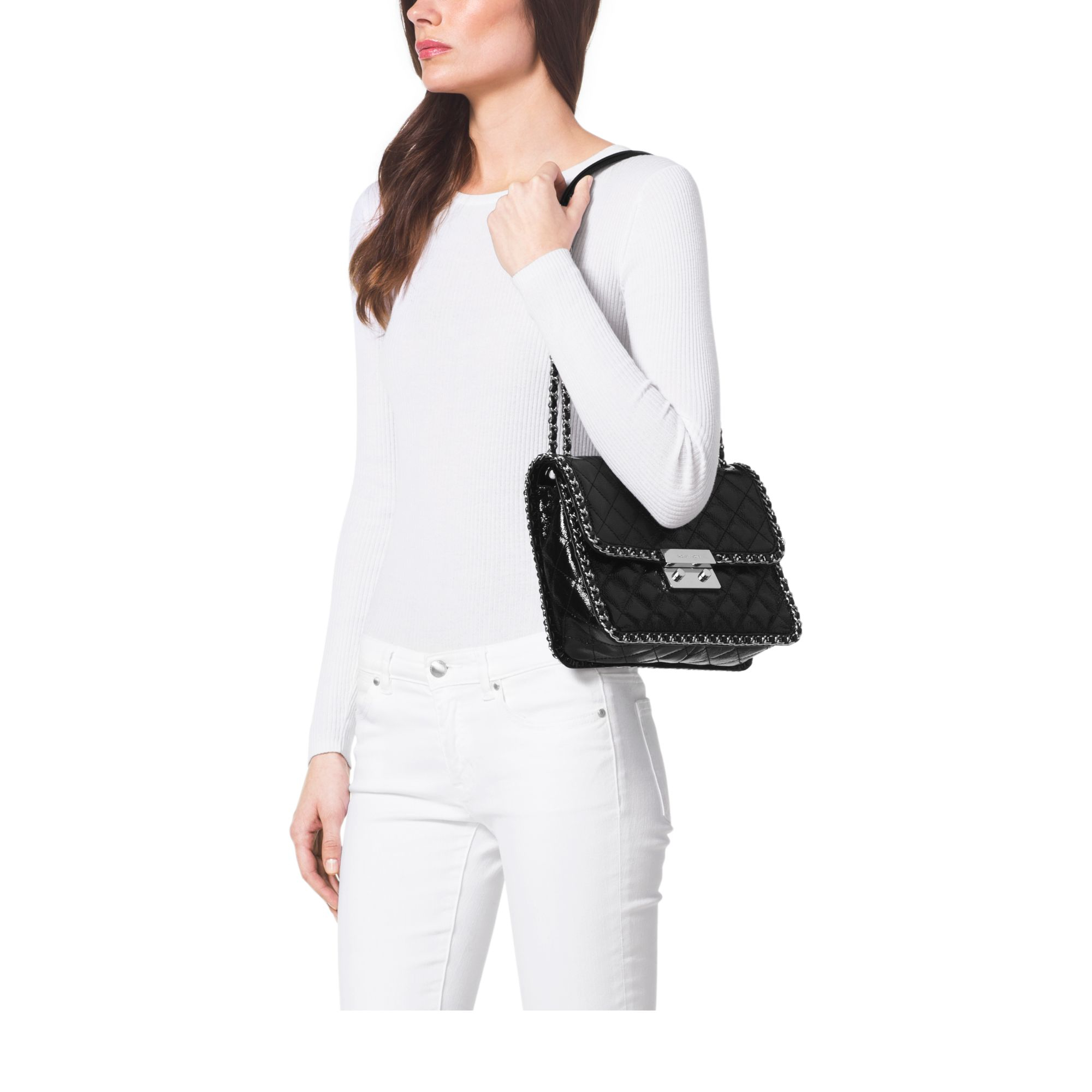 michael kors carine medium shoulder bag