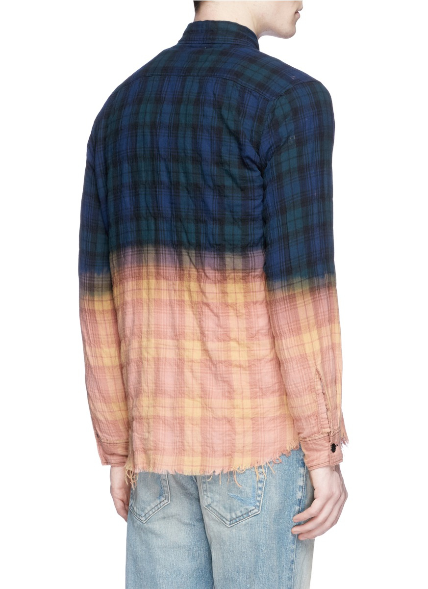 Saint laurent top t shirt flannel