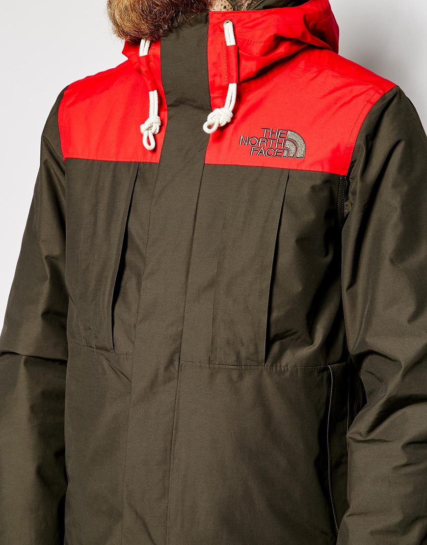 north face himalayan jacket green