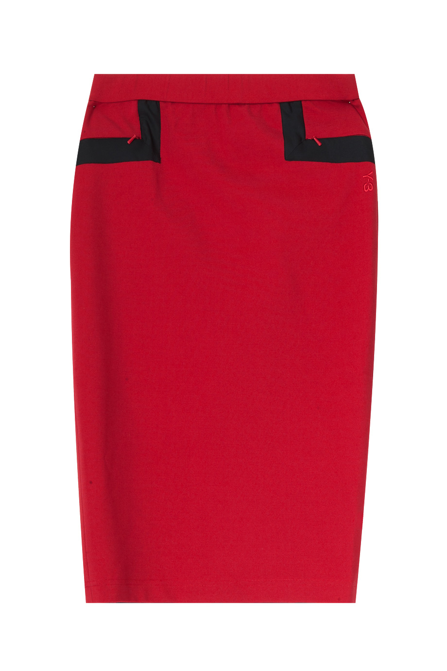 Lyst - Y-3 Lux Skirt in Red