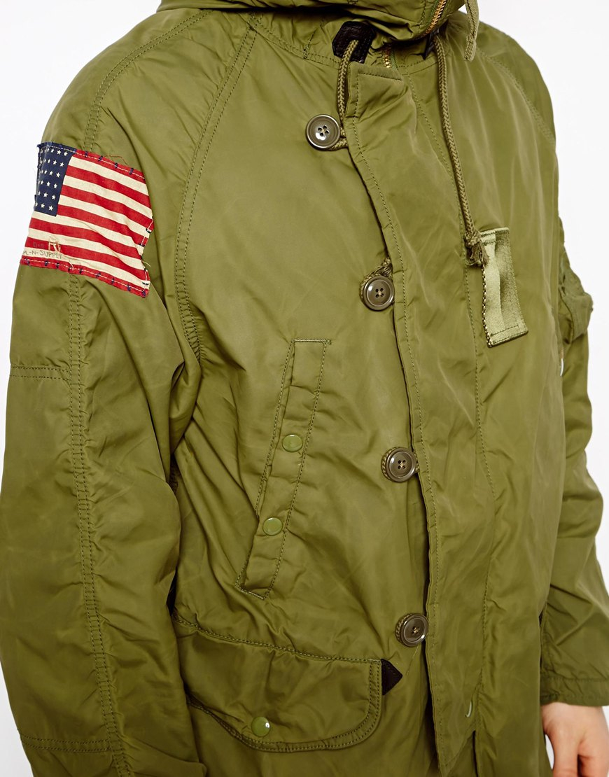 ralph lauren green parka