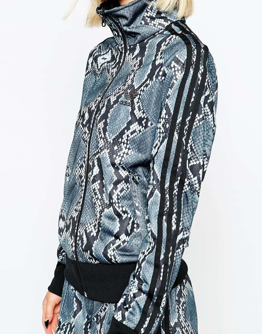 adidas Originals Snake Print Track Jacket | Lyst