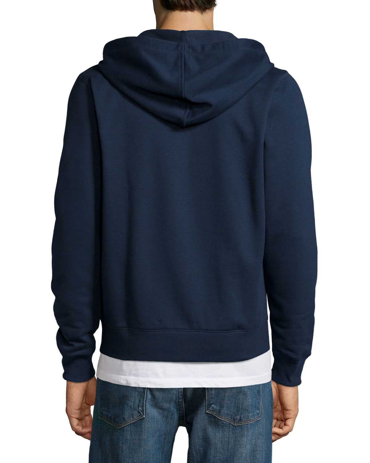 lacoste full zip jacket navy