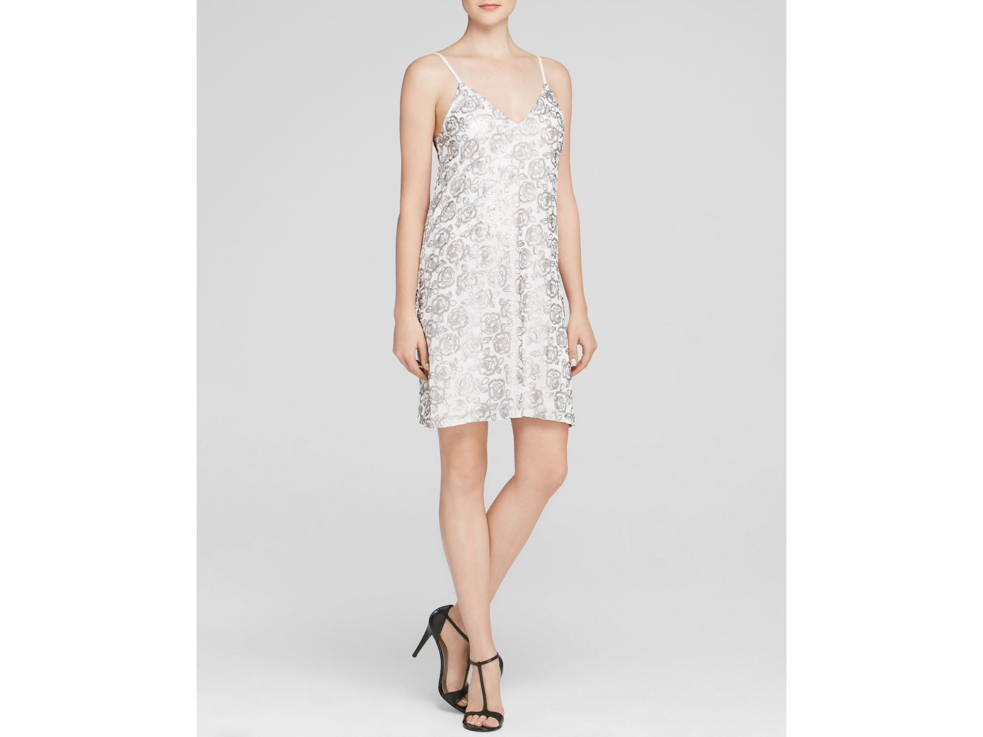 bloomingdale's white cocktail dresses