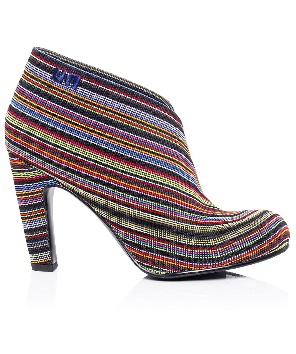 United Nude Striped Folded Ankle Boots - Lyst