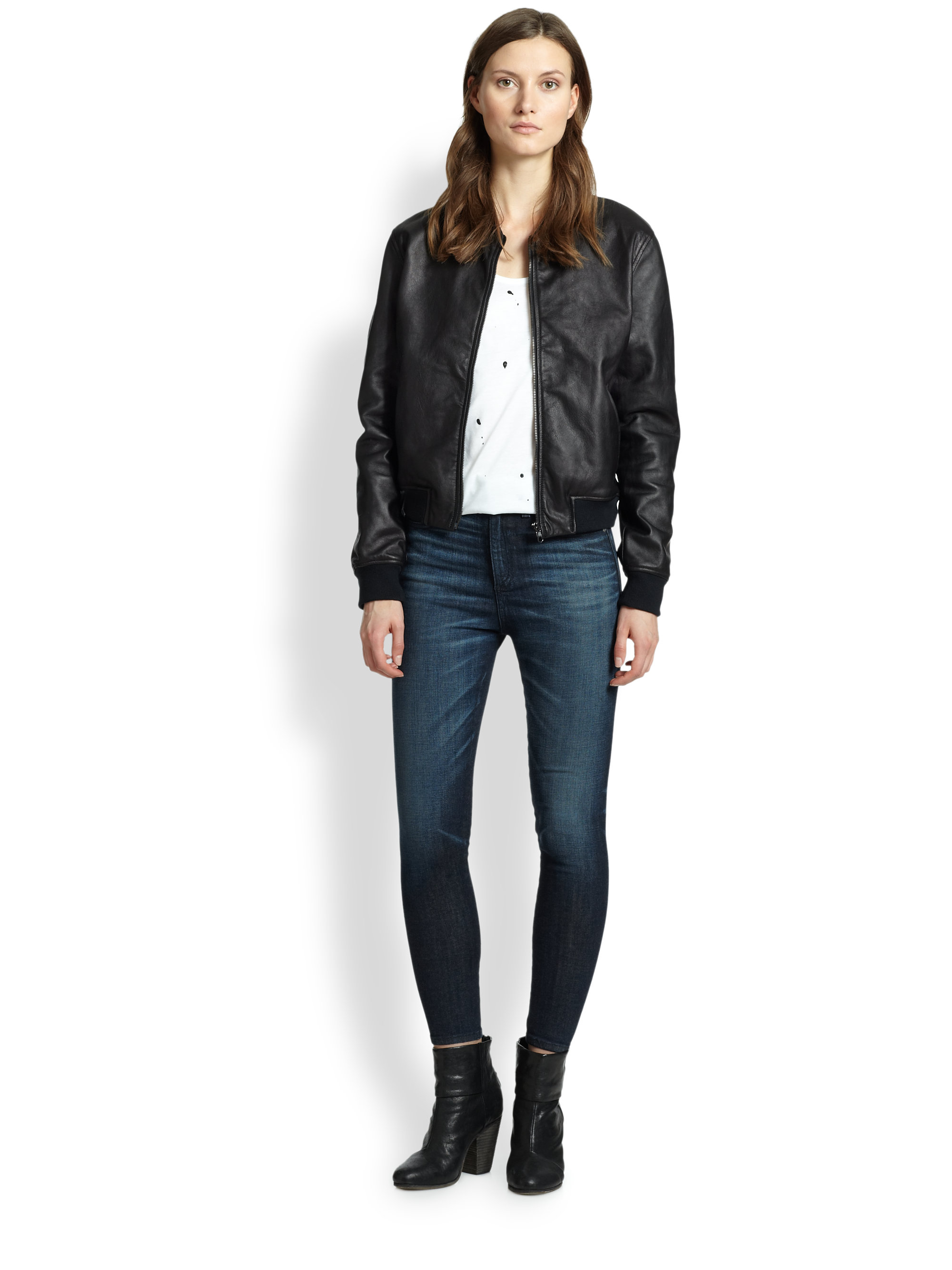 rag and bone bomber jacket womens