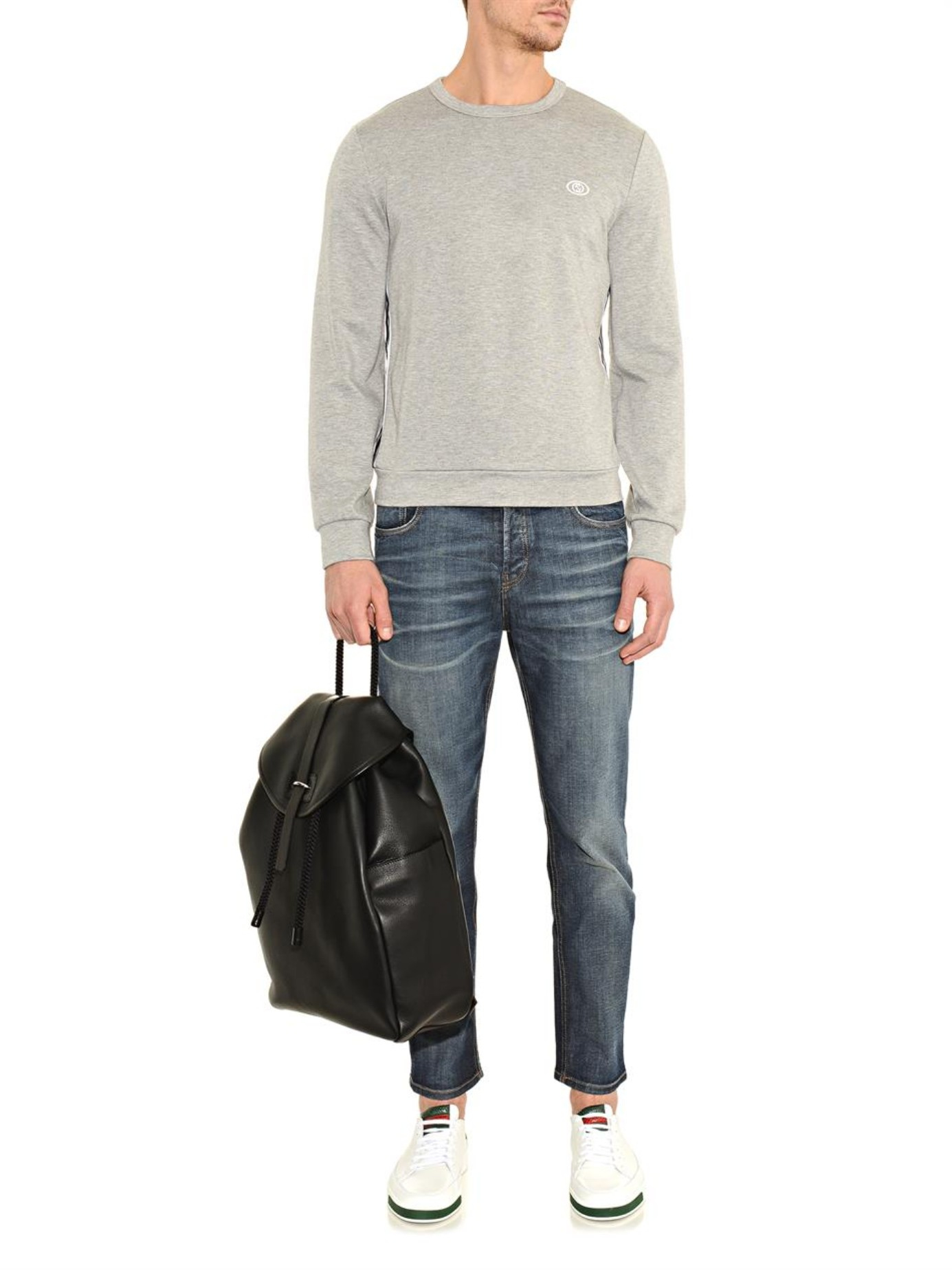 gucci side stripe hoodie