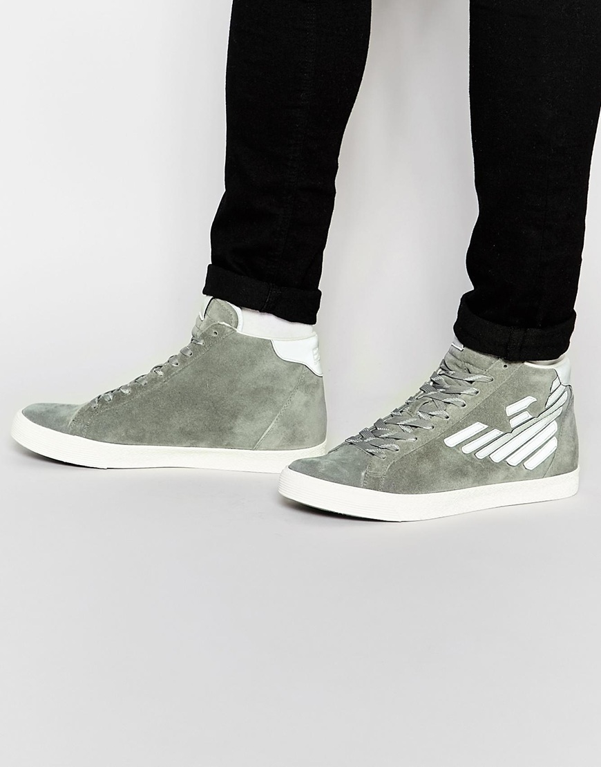 armani platform trainers