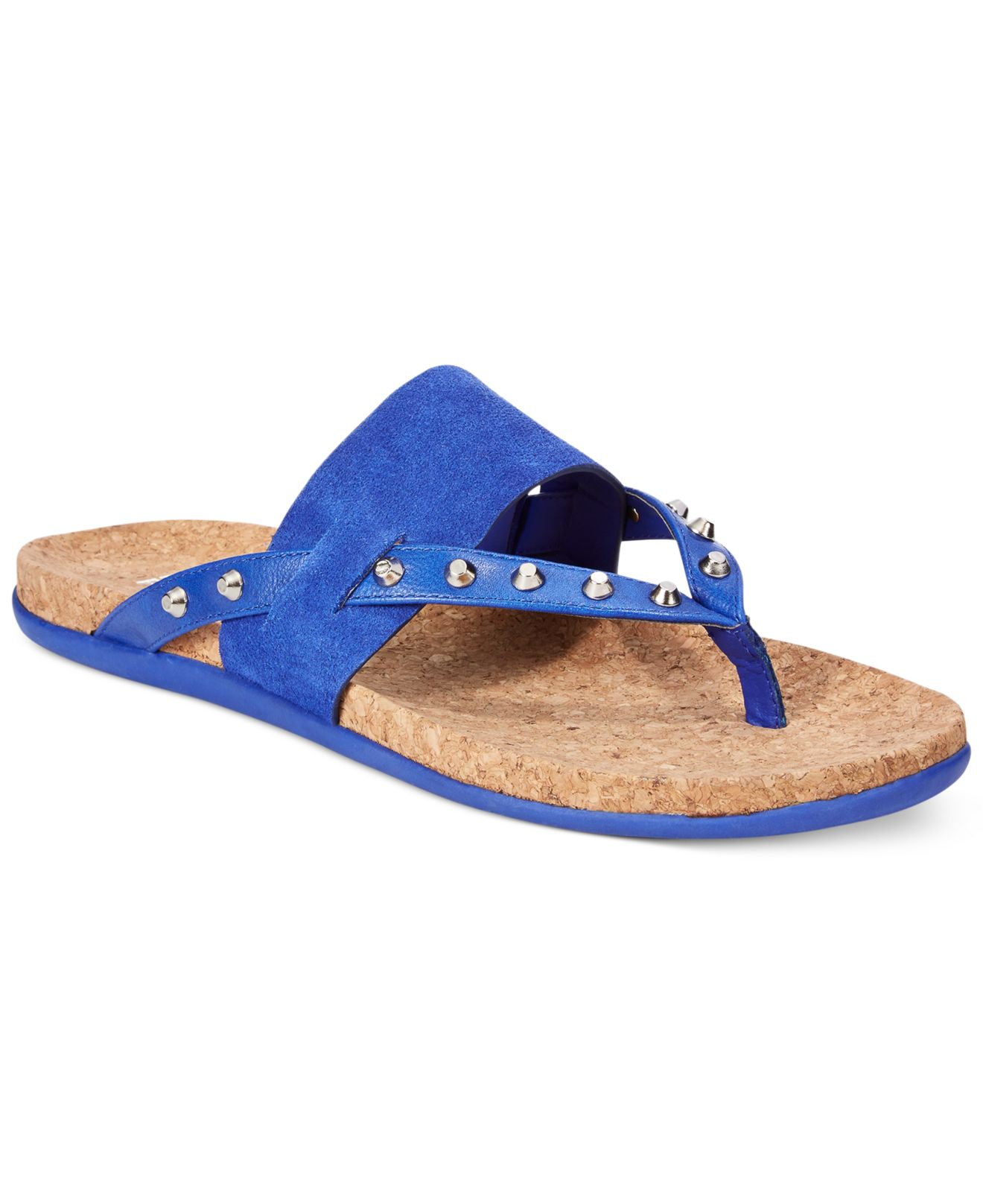 Kenneth Cole Reaction Slim Sista Thong Sandals in Blue (Cobalt) | Lyst