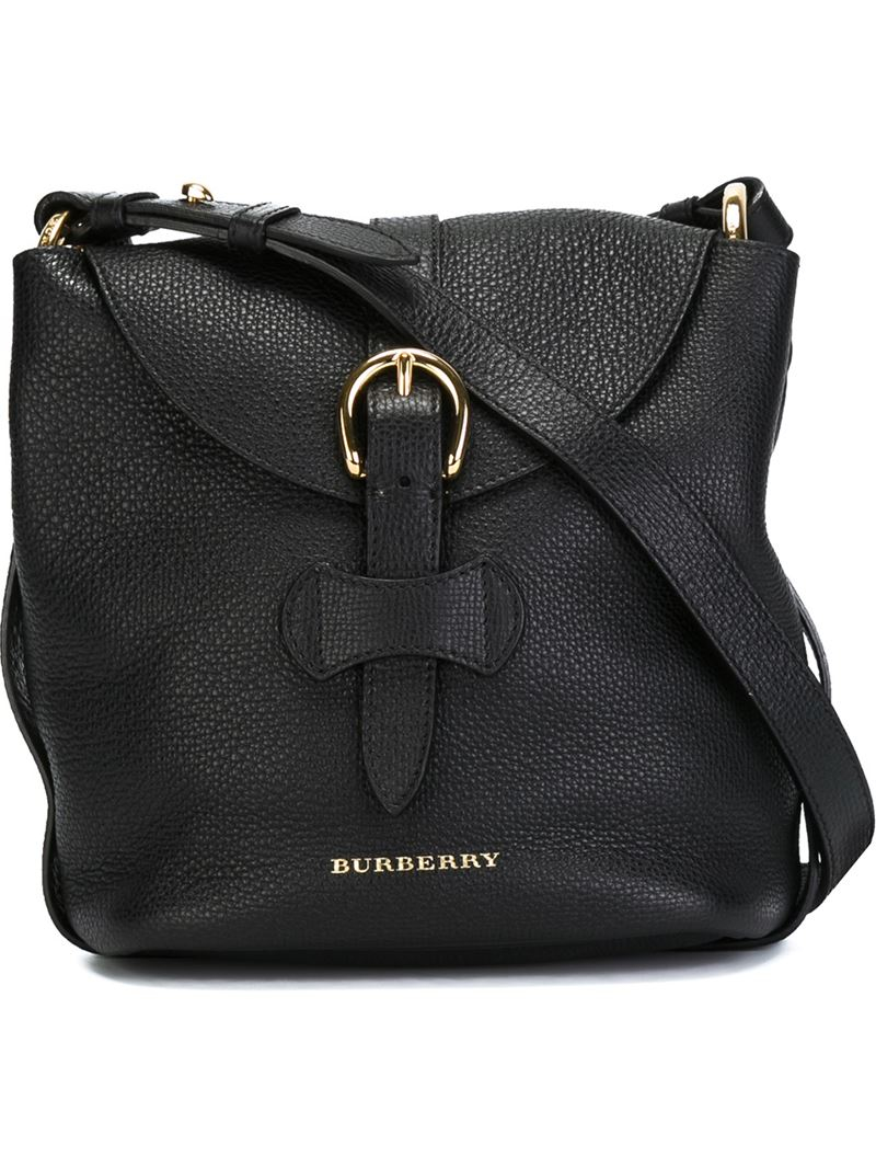 Lyst Burberry Buckle Cross Body Bag In Black Gallery