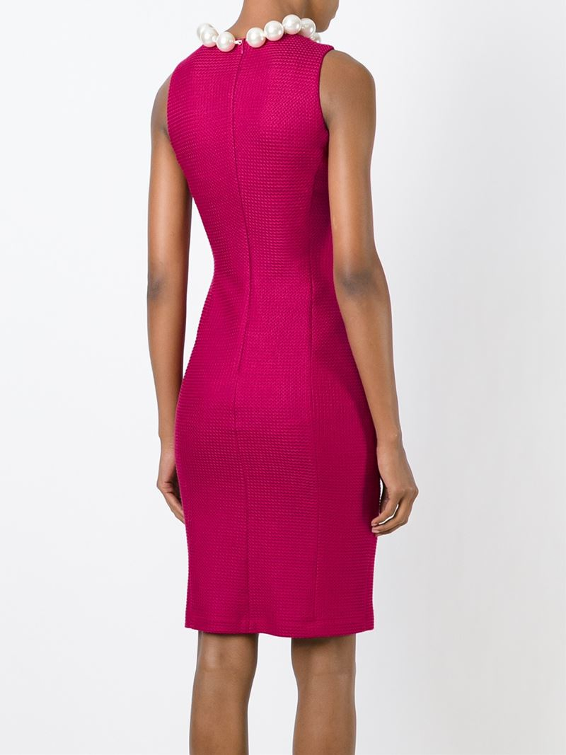 pearl collar dress