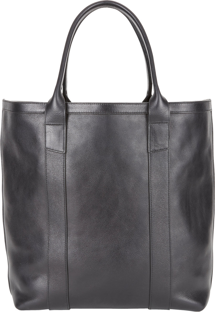 Lyst - Lotuff Leather Open-Top Tote in Black for Men