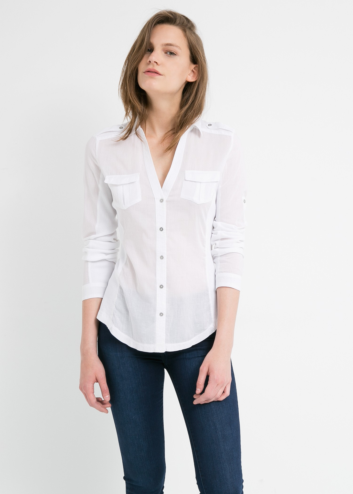 mango cotton shirt