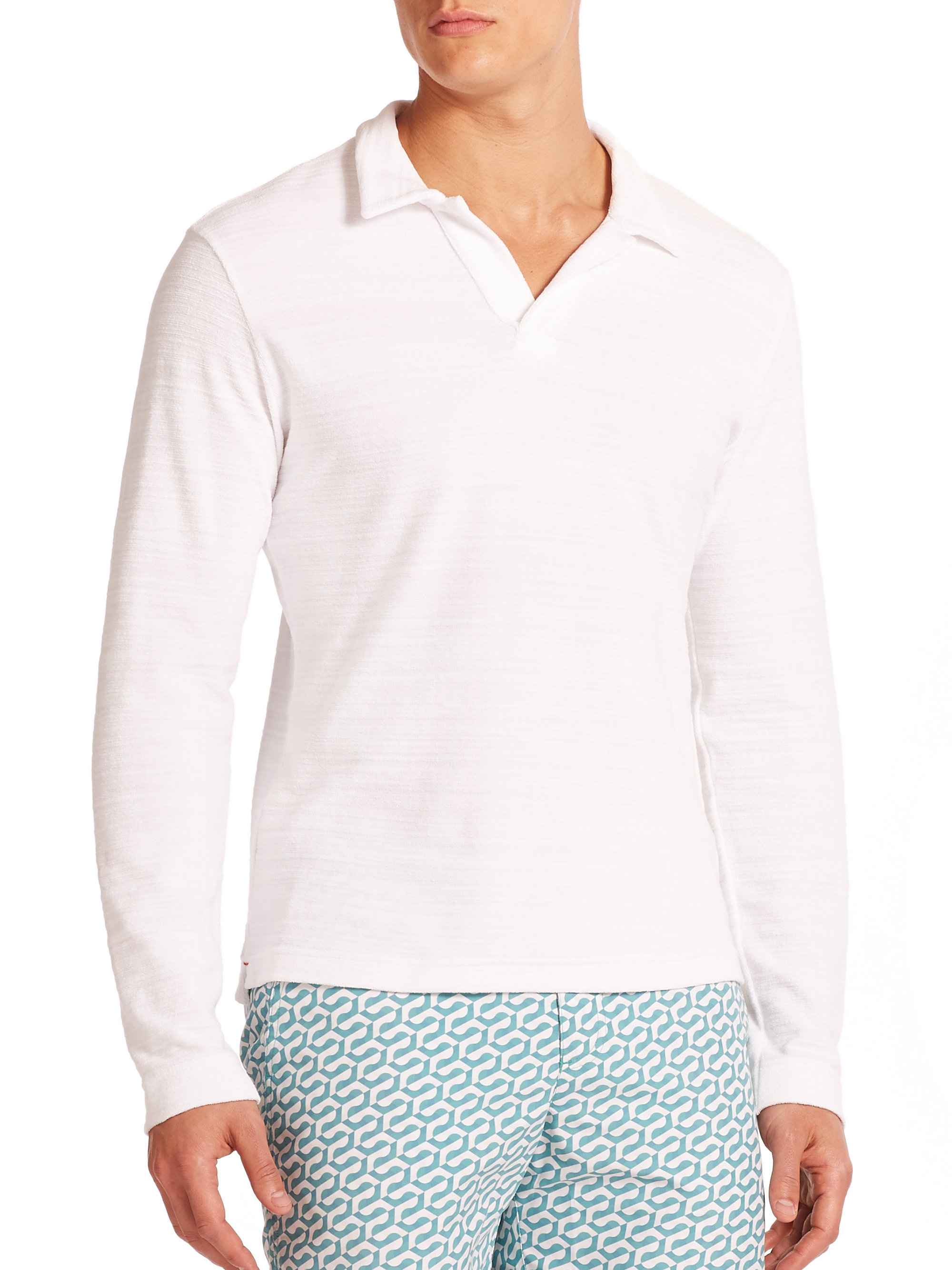 orlebar brown terry polo