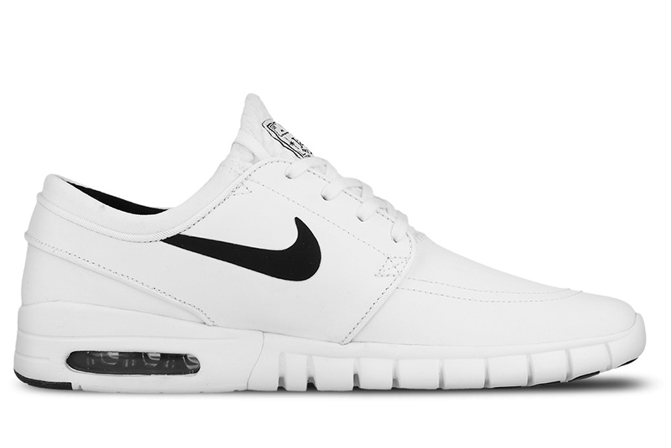 Nike Sb Stefan Janoski Max Suede in White for Men | Lyst