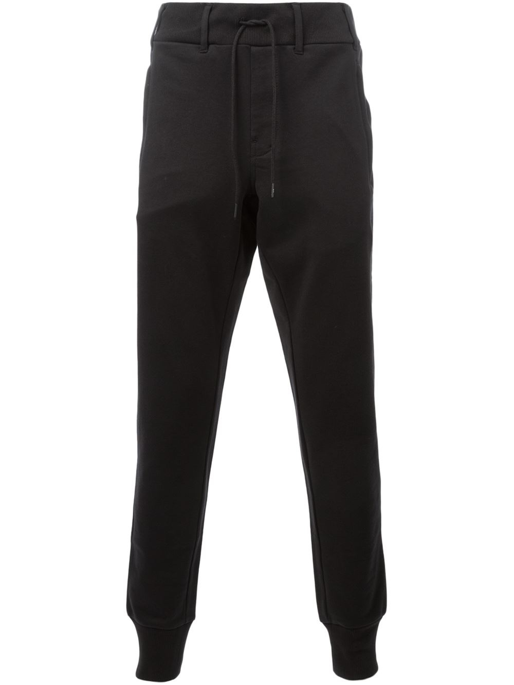 Y-3 Tapered Track Pants in Black for Men | Lyst