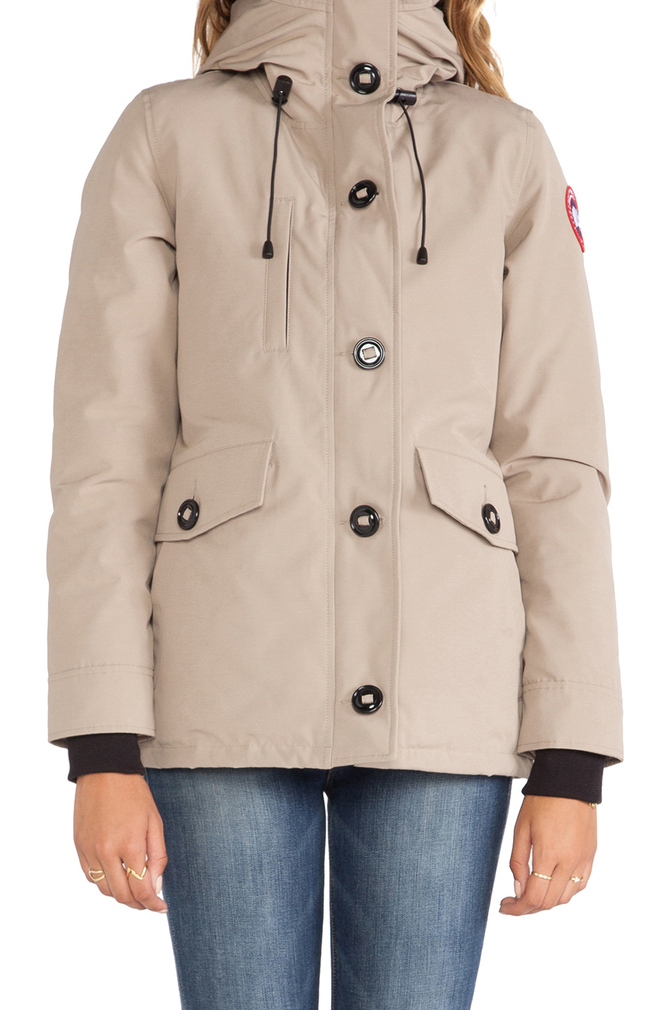 Canada Goose Cotton Rideau Parka in Tan (Brown) - Lyst