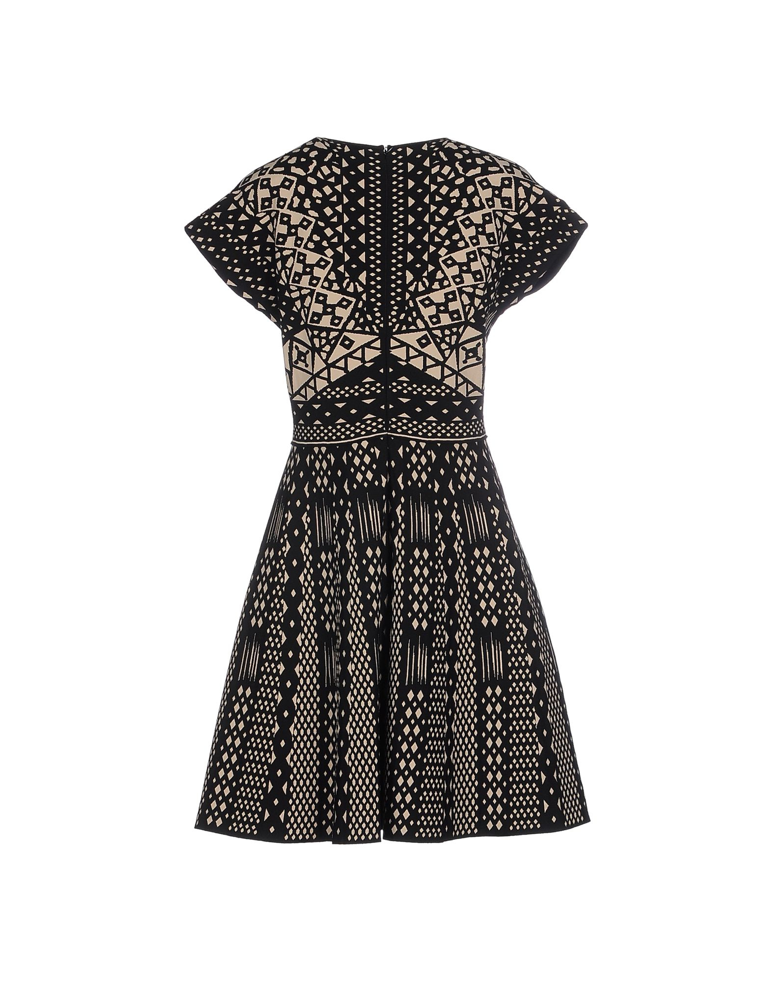 Lyst - Valentino Patterned Dress in Black