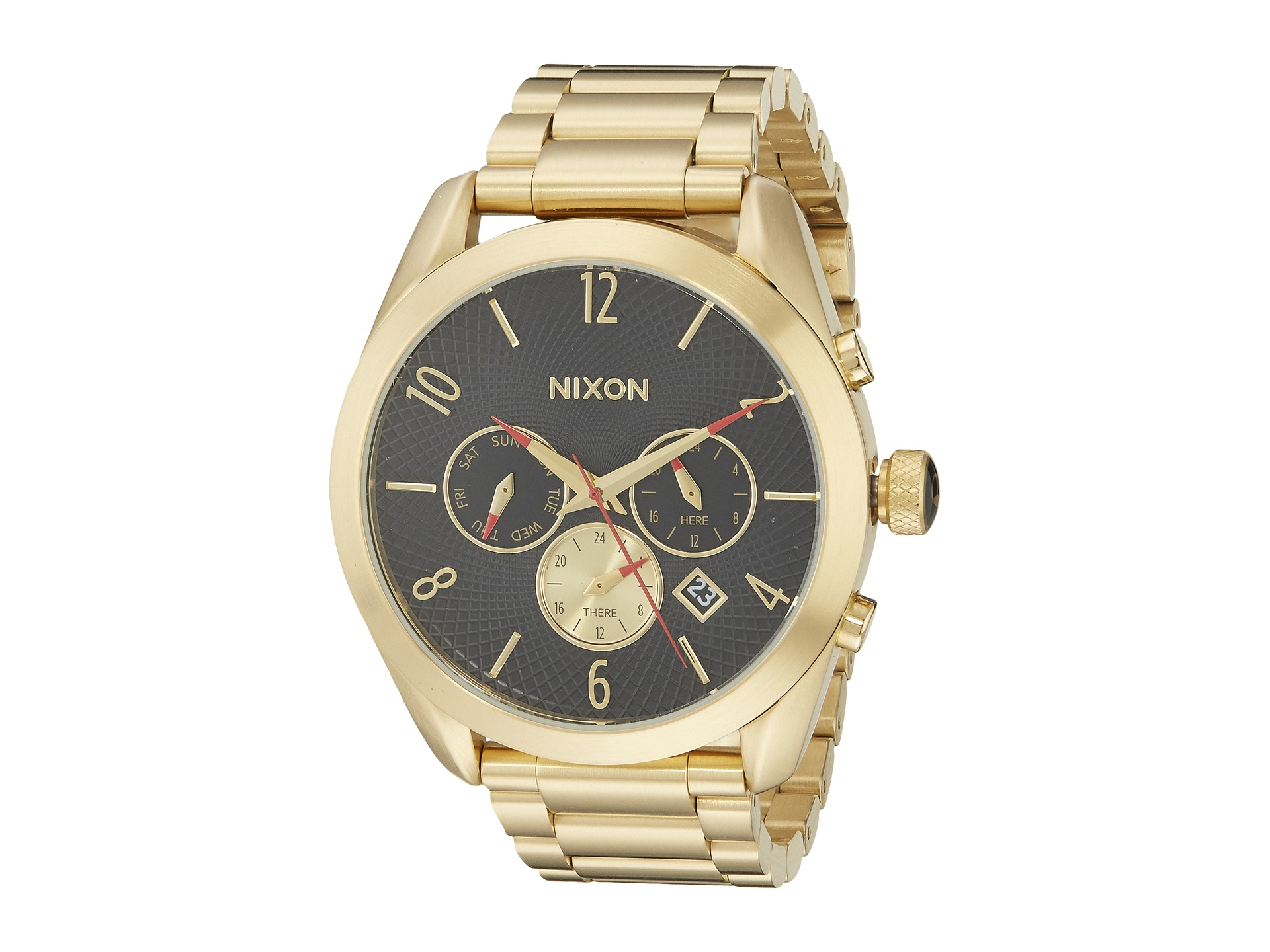 Nixon The Bullet Chrono in Gold (All Gold/Black)