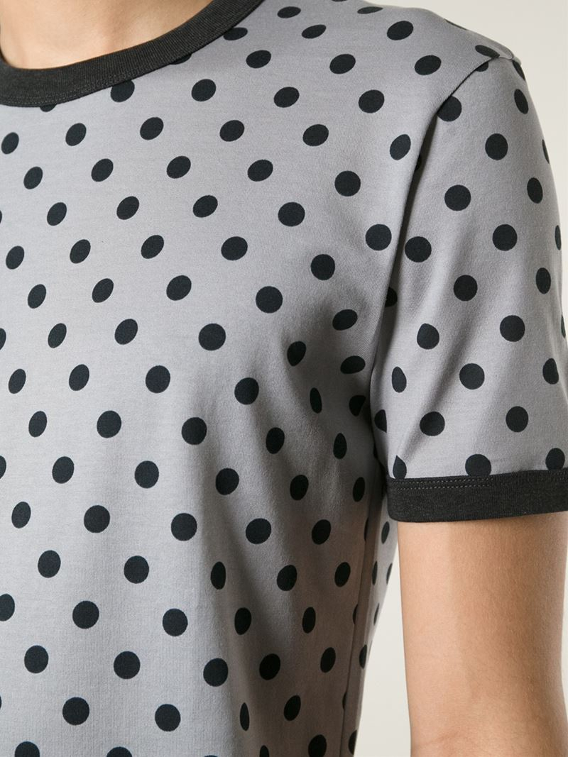 Dolce & Gabbana Large Polka Dot Print T Shirt, $795