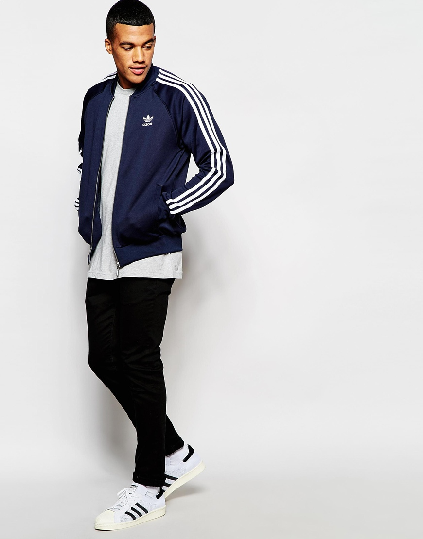 adidas track jacket outfit