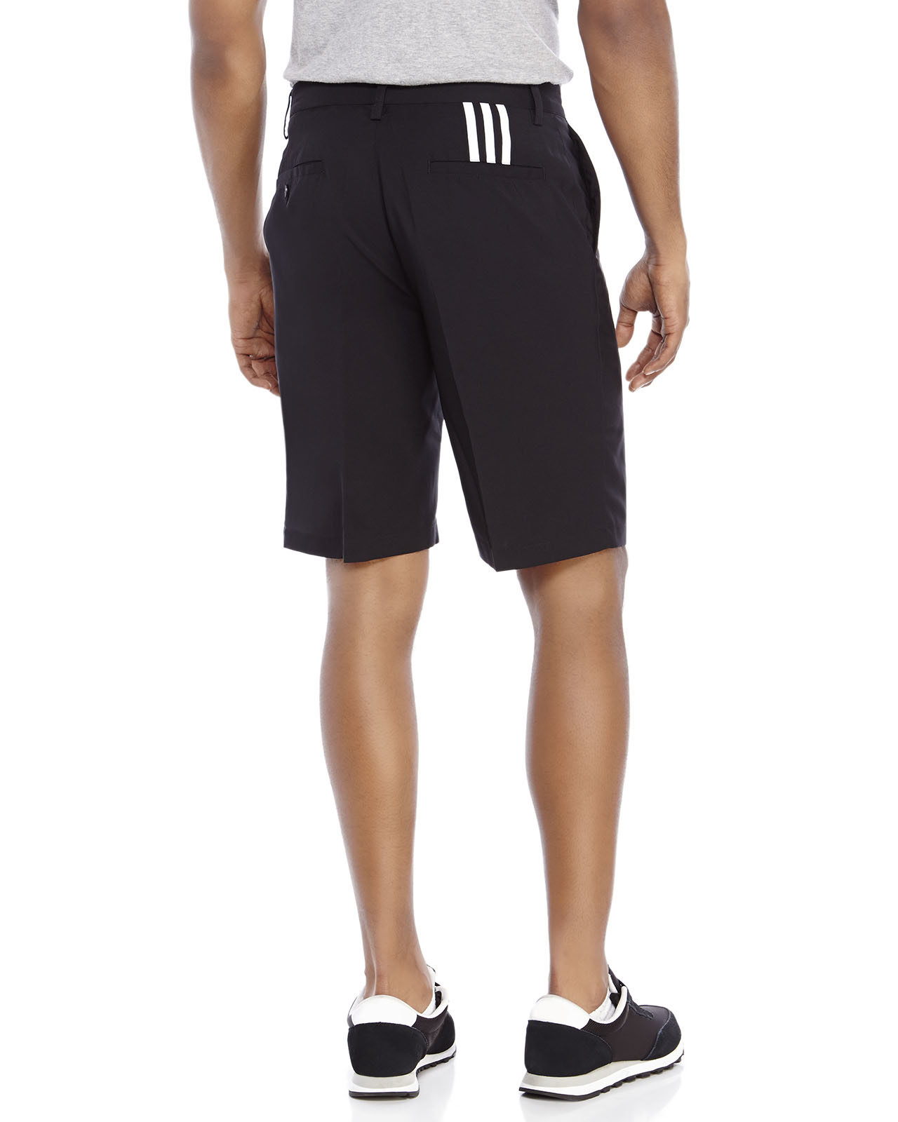 adidas three stripe golf shorts