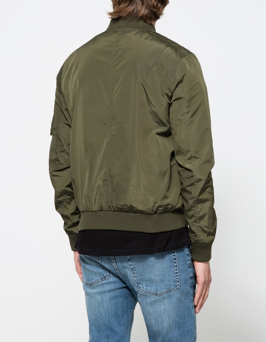 Topman Ma1 Bomber Jacket in Green for Men Lyst