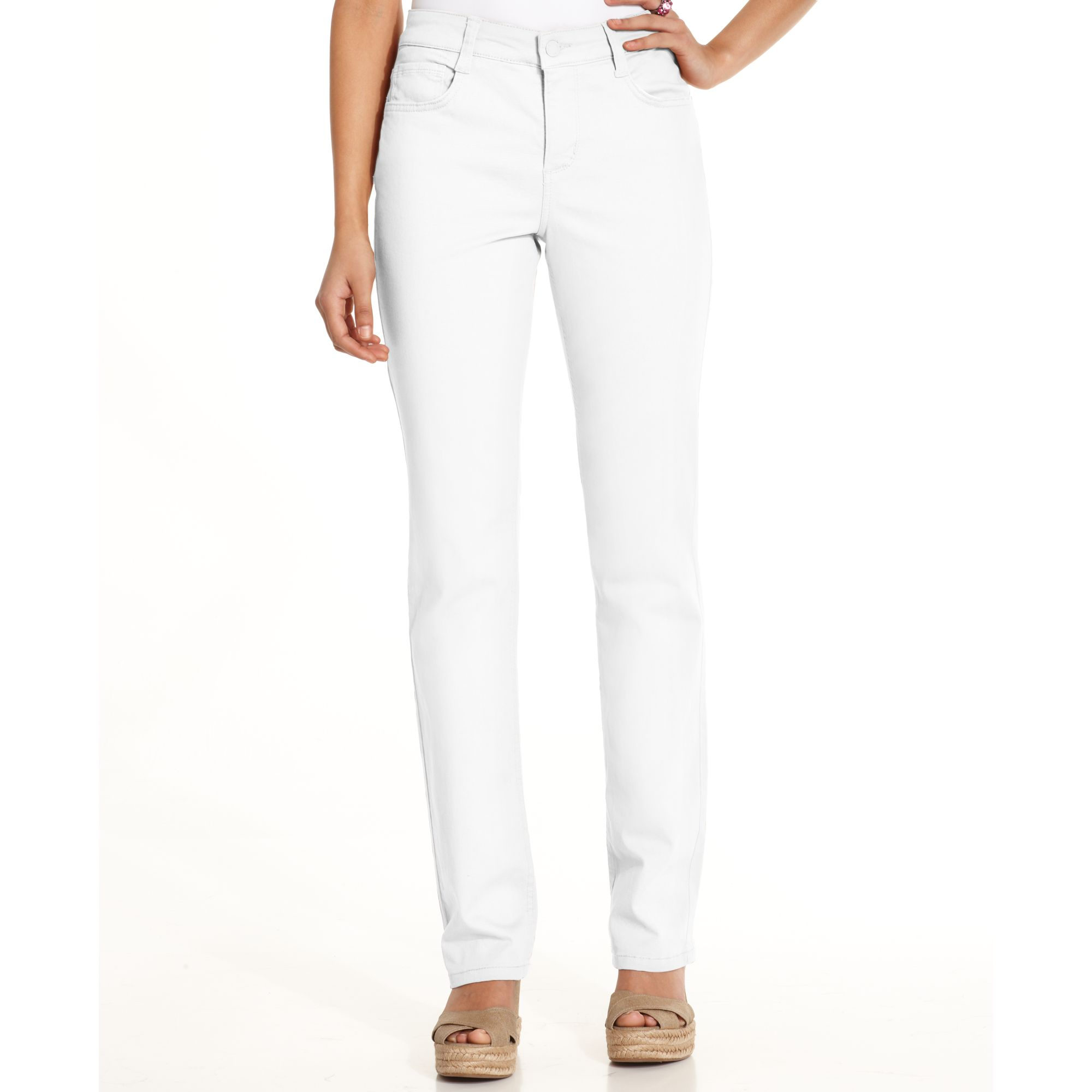 jones new york white jeans