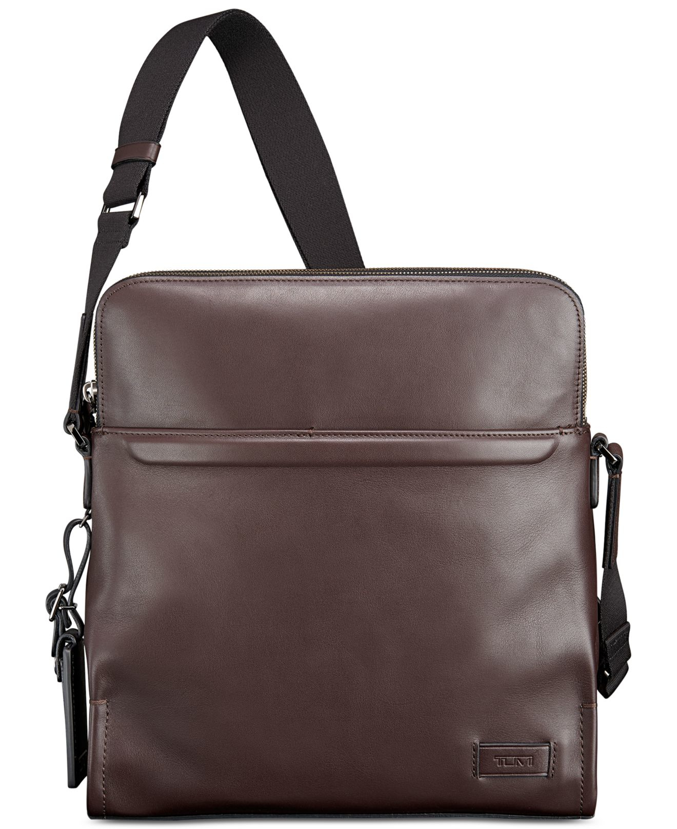Tumi Harrison Stratton Leather Crossbody Bag in Brown for Men | Lyst