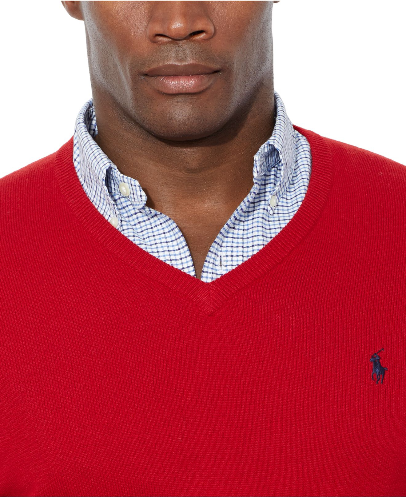 red sweater ralph lauren