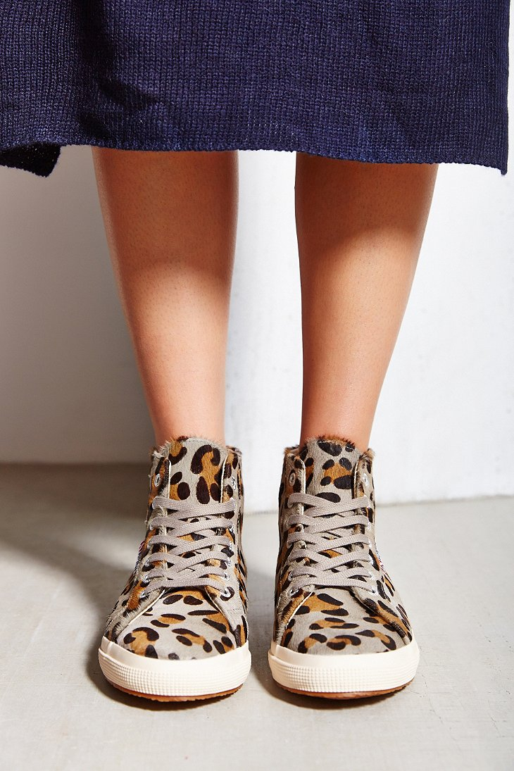 superga leopard high tops