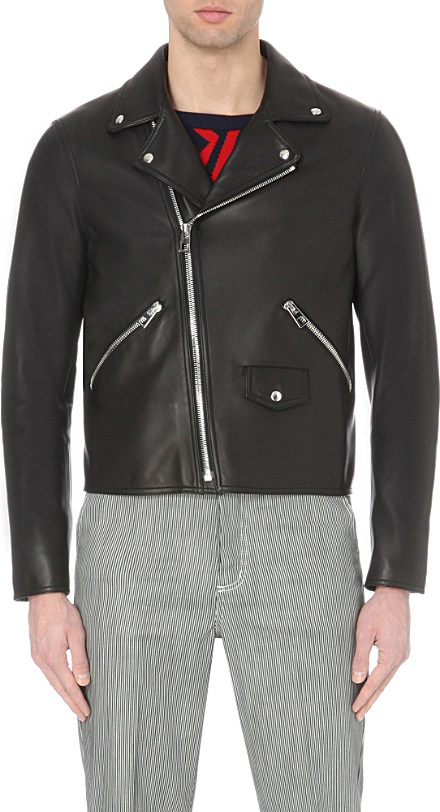 loewe leather jacket