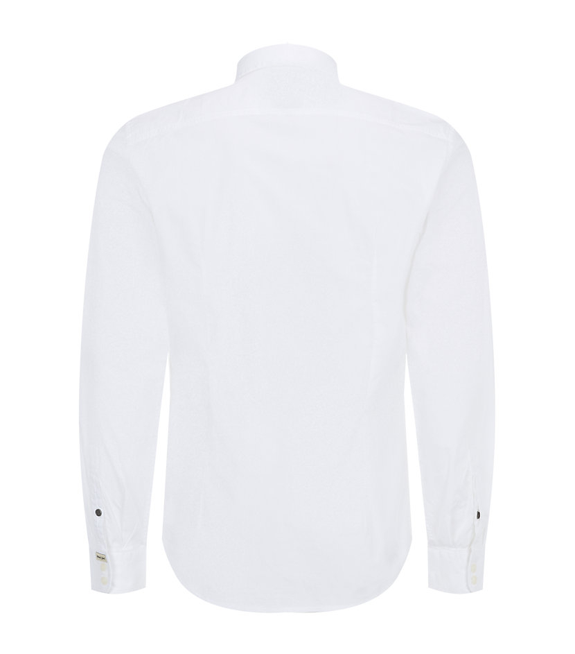 Diesel Hidden Button Shirt in White for Men Lyst