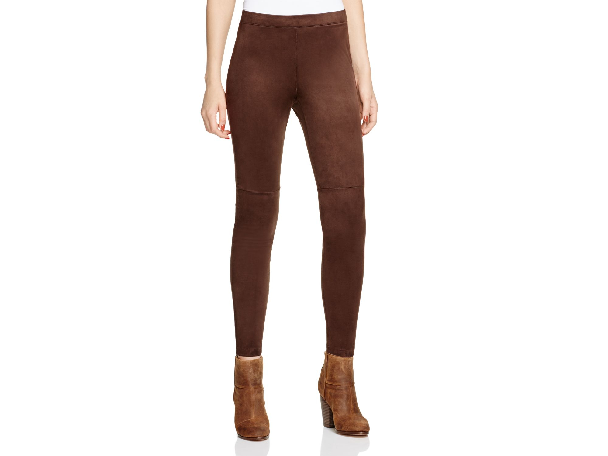 Hue Ultra Suede Leggings in Espresso 