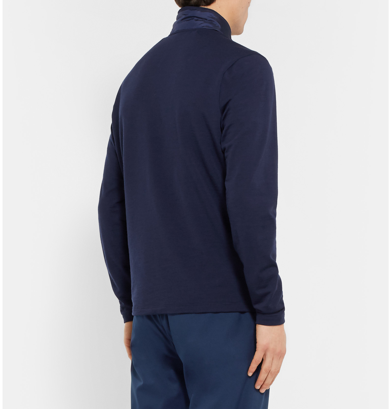 RLX Ralph Lauren Quilted Cool Wool Golf Jacket in Navy (Blue) for Men