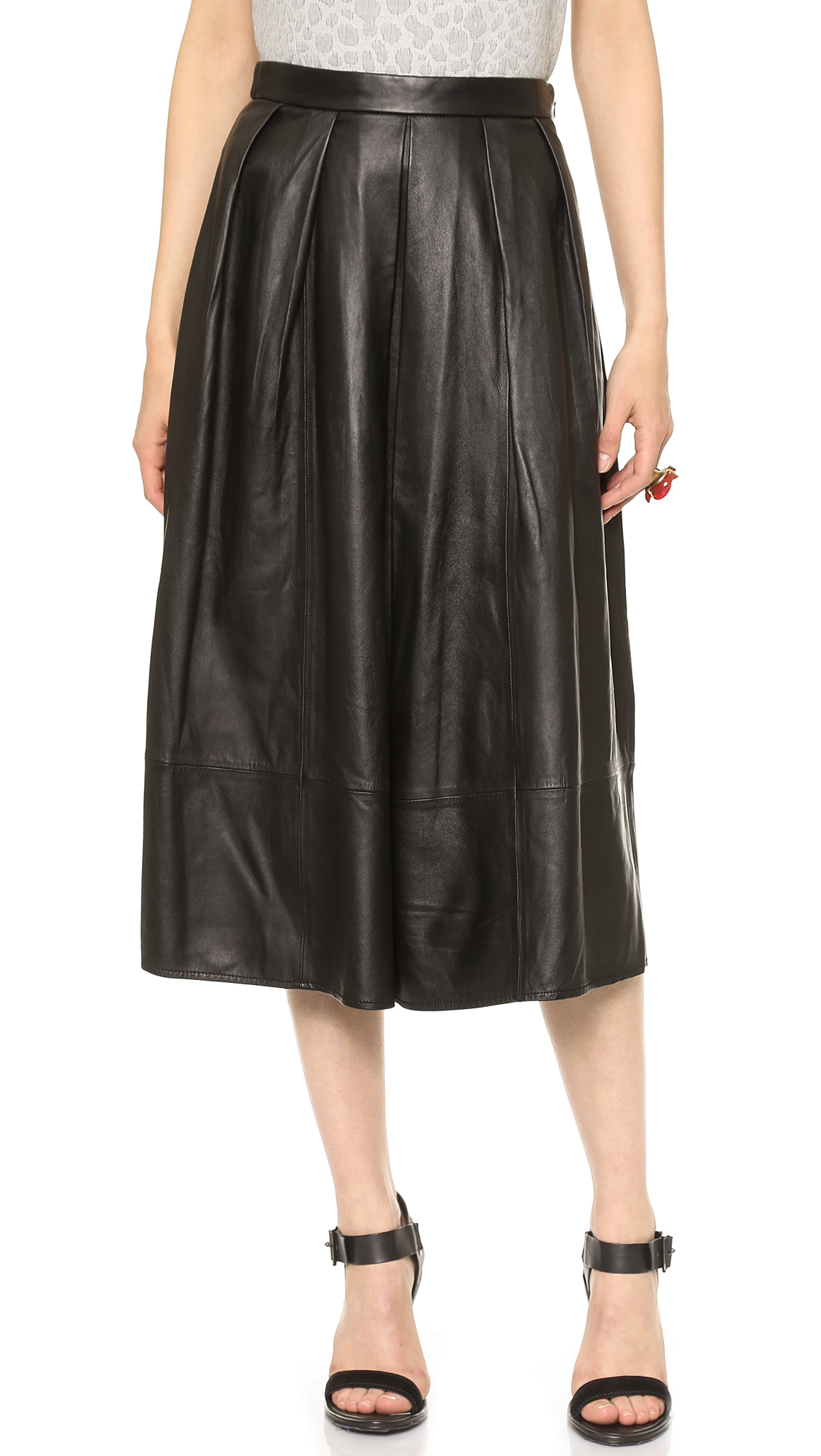 Full Leather Skirt 38