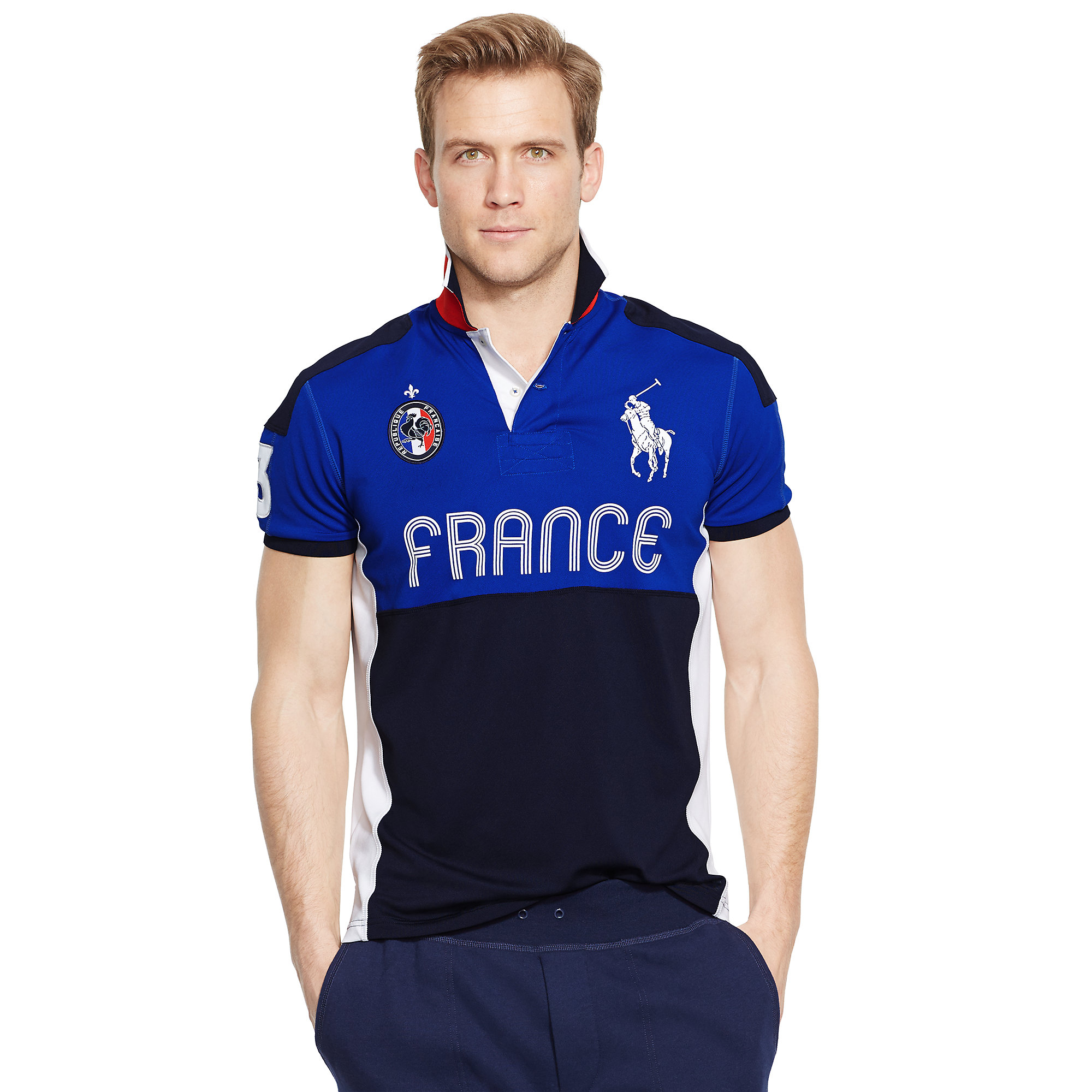 Ralph Lauren France Performance Mesh Polo in French Navy (Blue) for Men |  Lyst