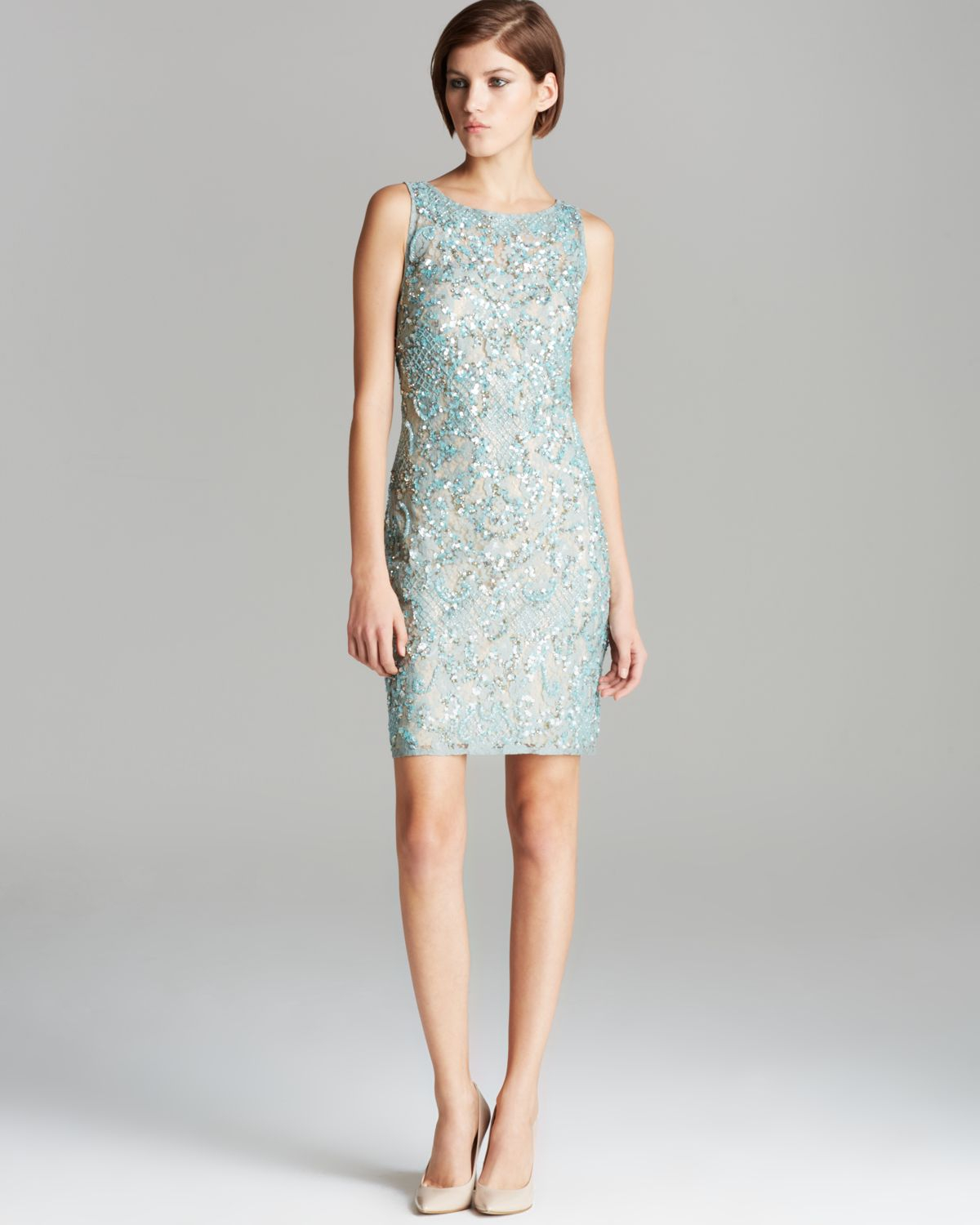 Aidan Mattox Lace Dress