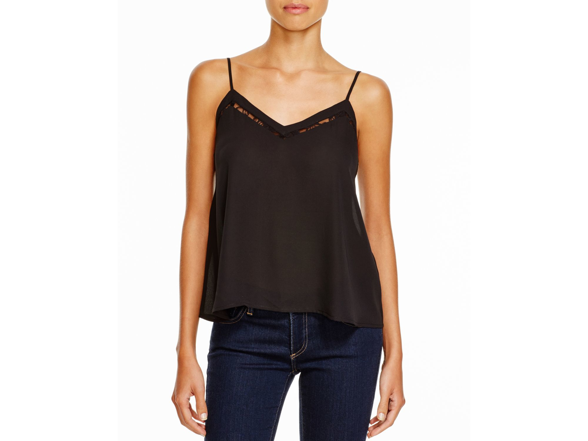 lace v neck cami