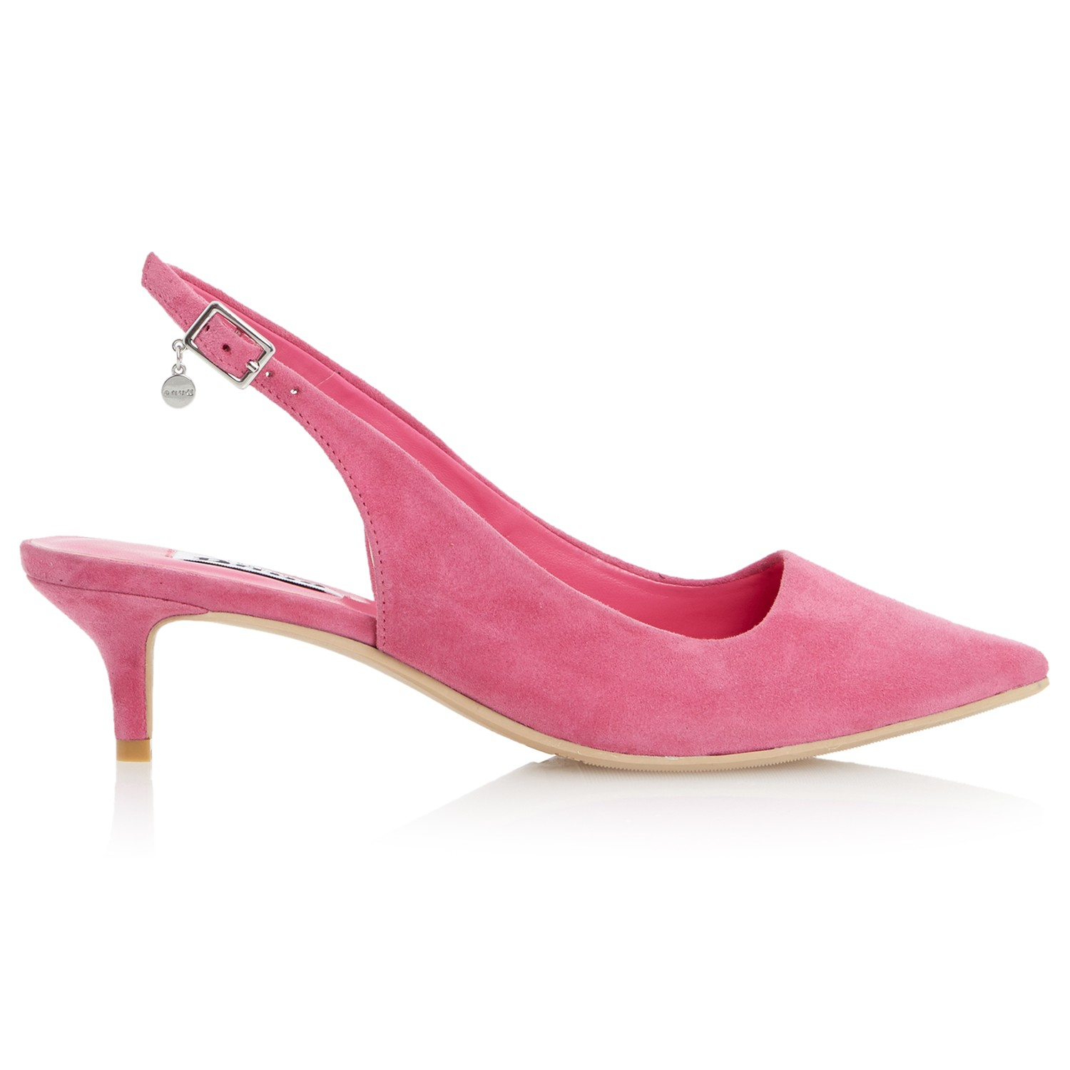 kitten heel sling back