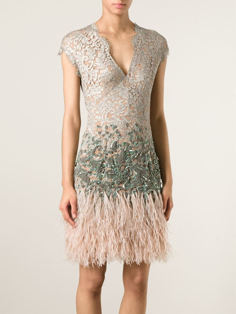ostrich feather lace