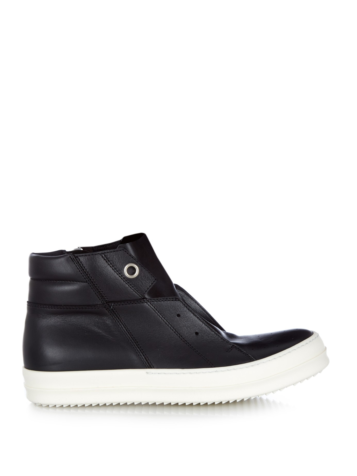 rick owens leather trainers