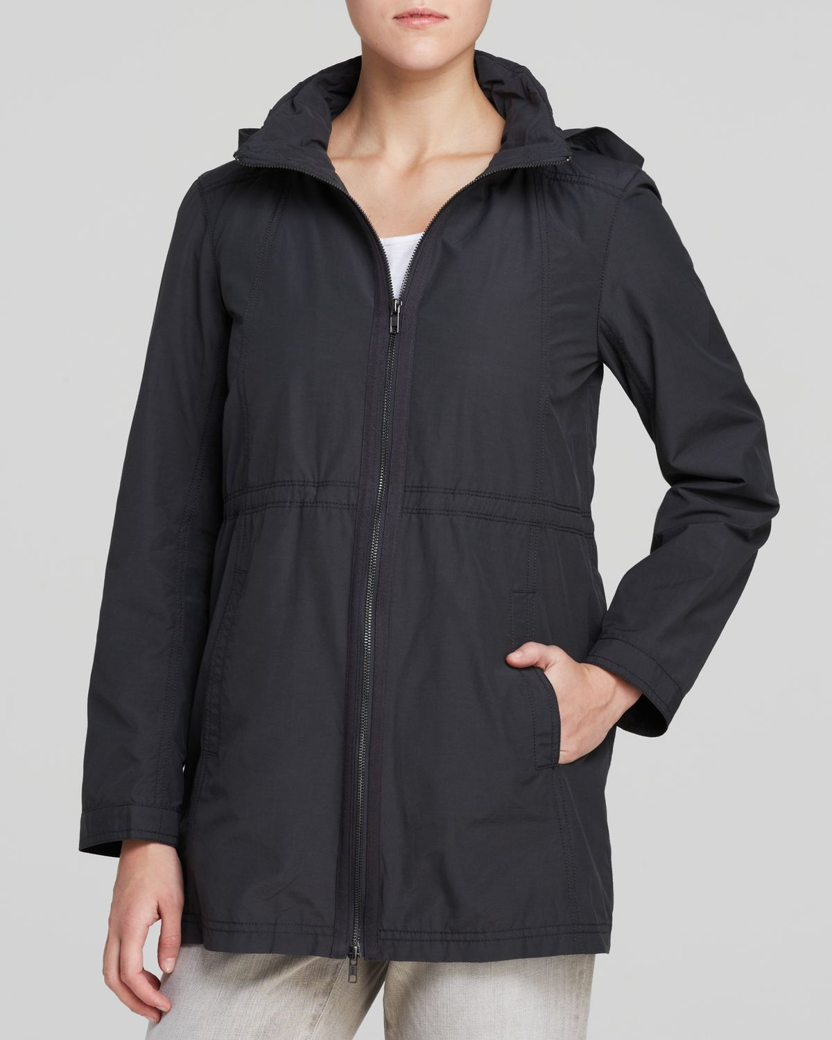eileen fisher hooded jacket