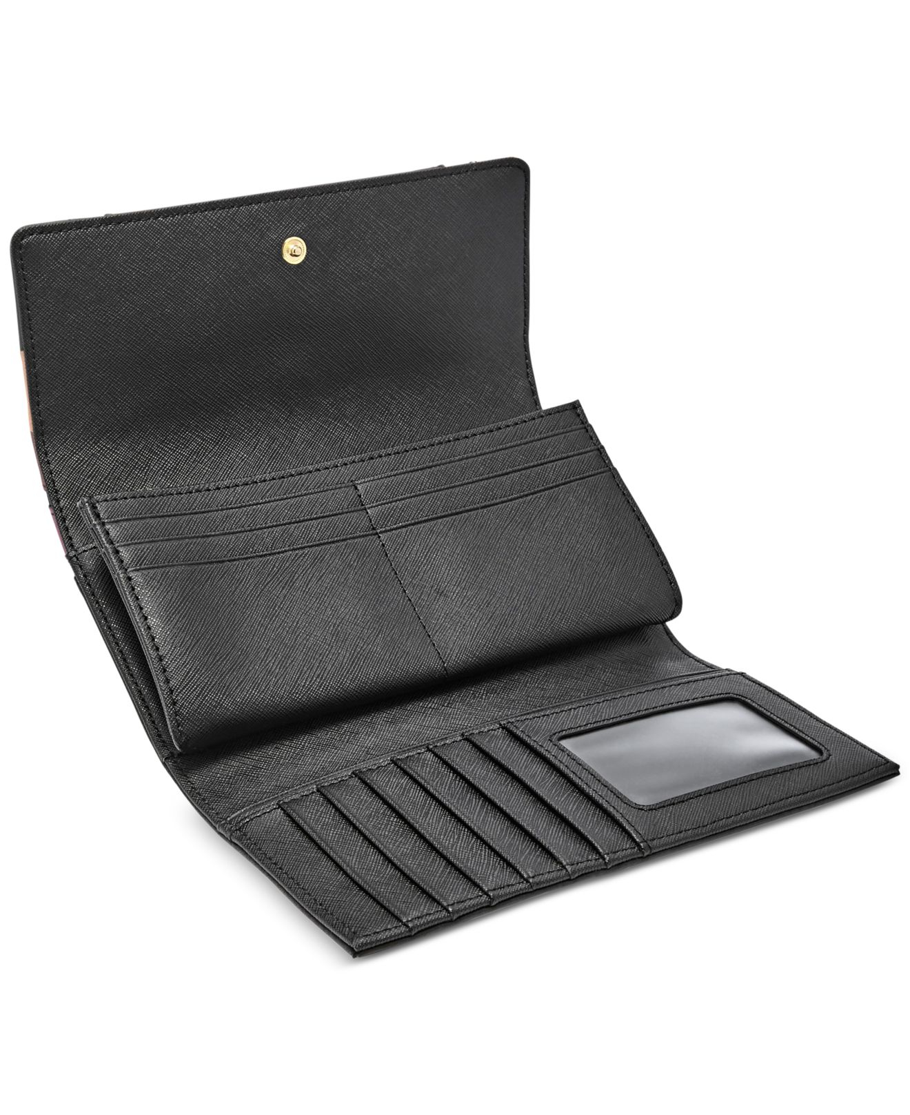 Lyst Fossil Sydney Patchwork Flap Clutch Wallet