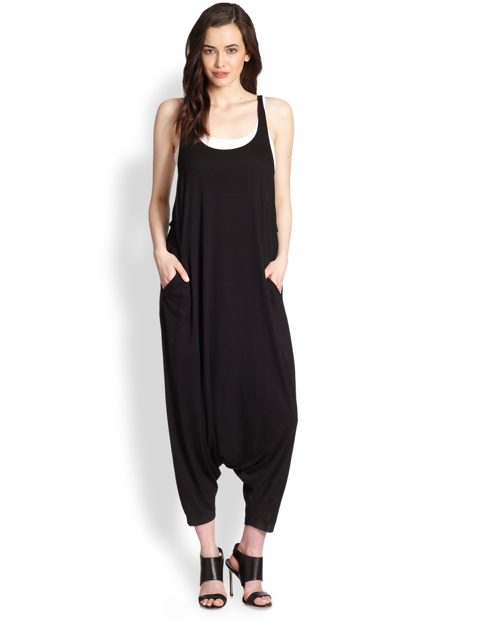 black harem jumpsuit uk