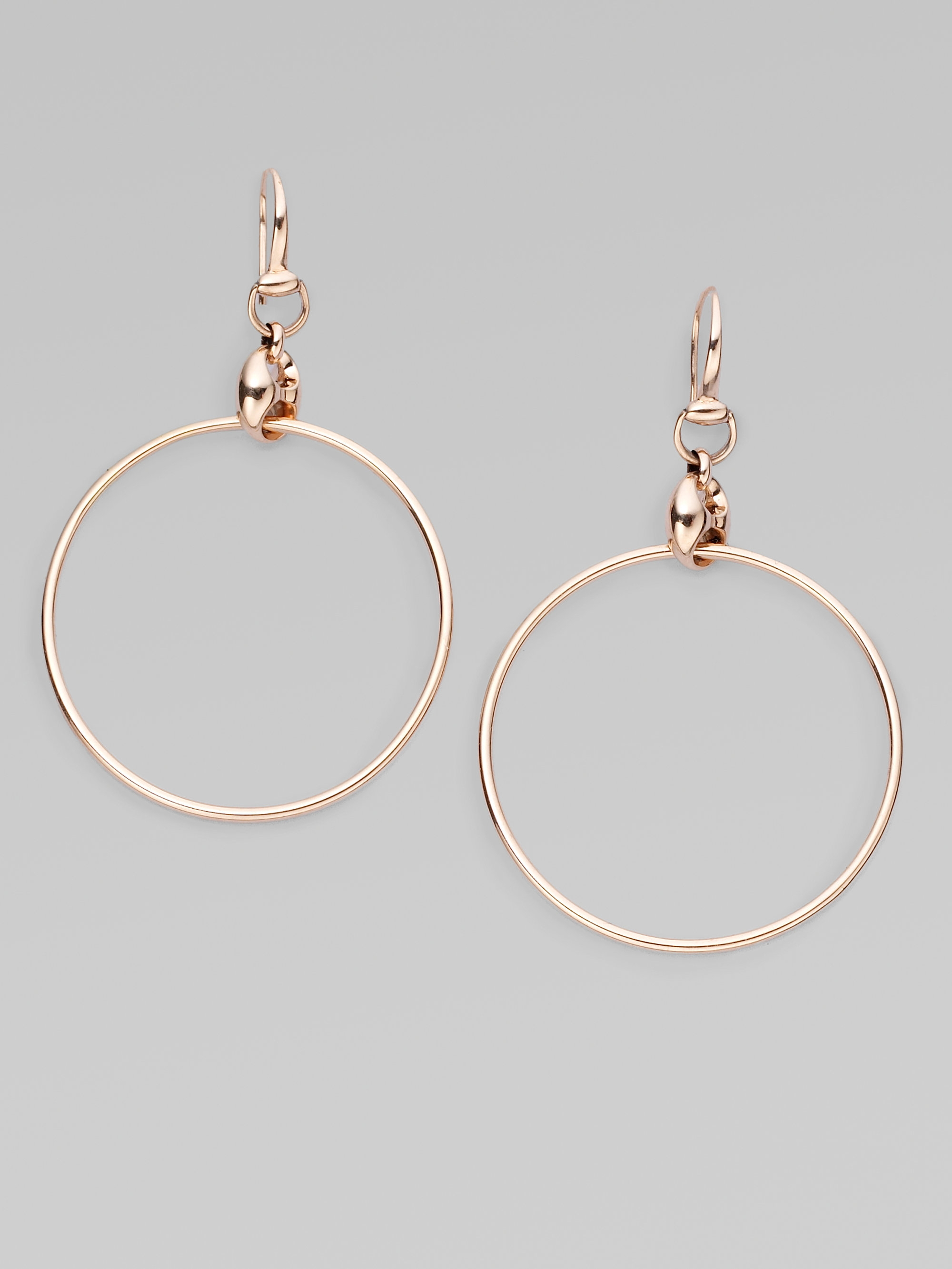 gucci gold hoop earrings