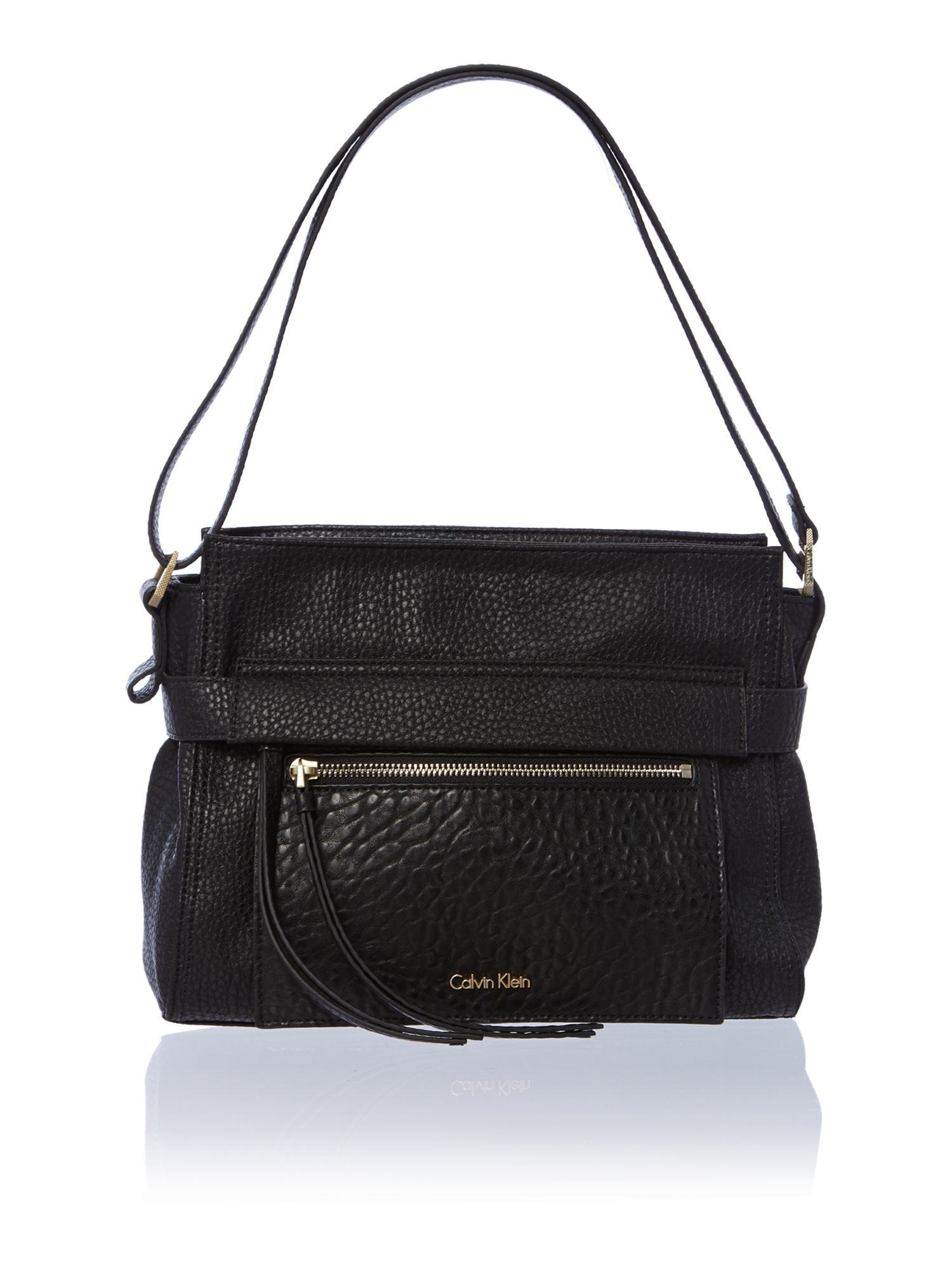 Calvin klein Cecile Black Medium Shoulder Bag in Black Lyst