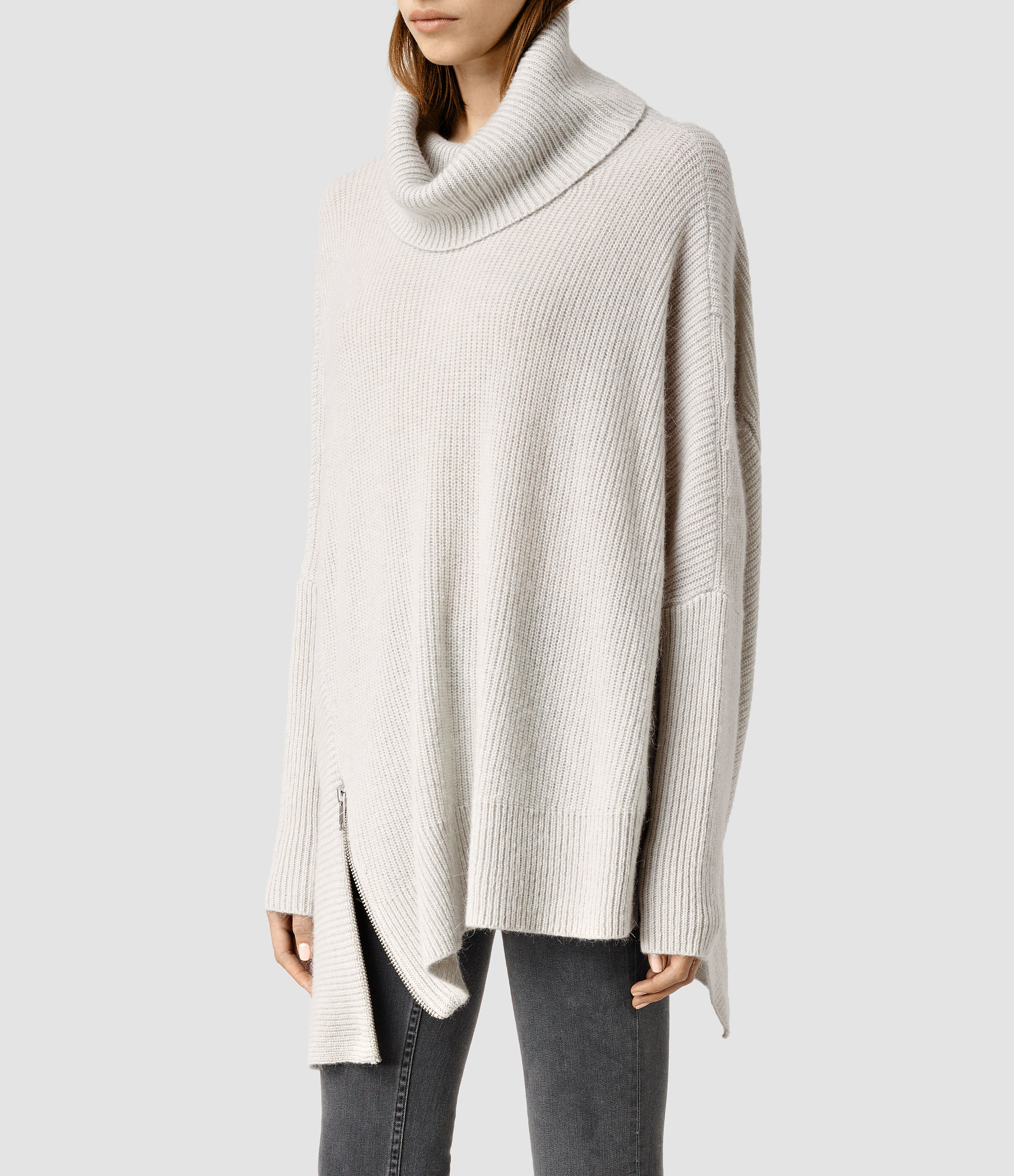 All saints roll neck sweater Clearance