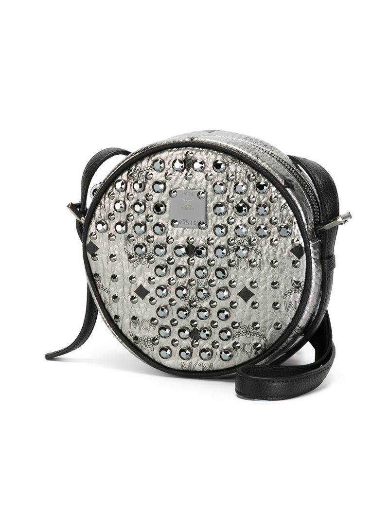 mcm circle crossbody