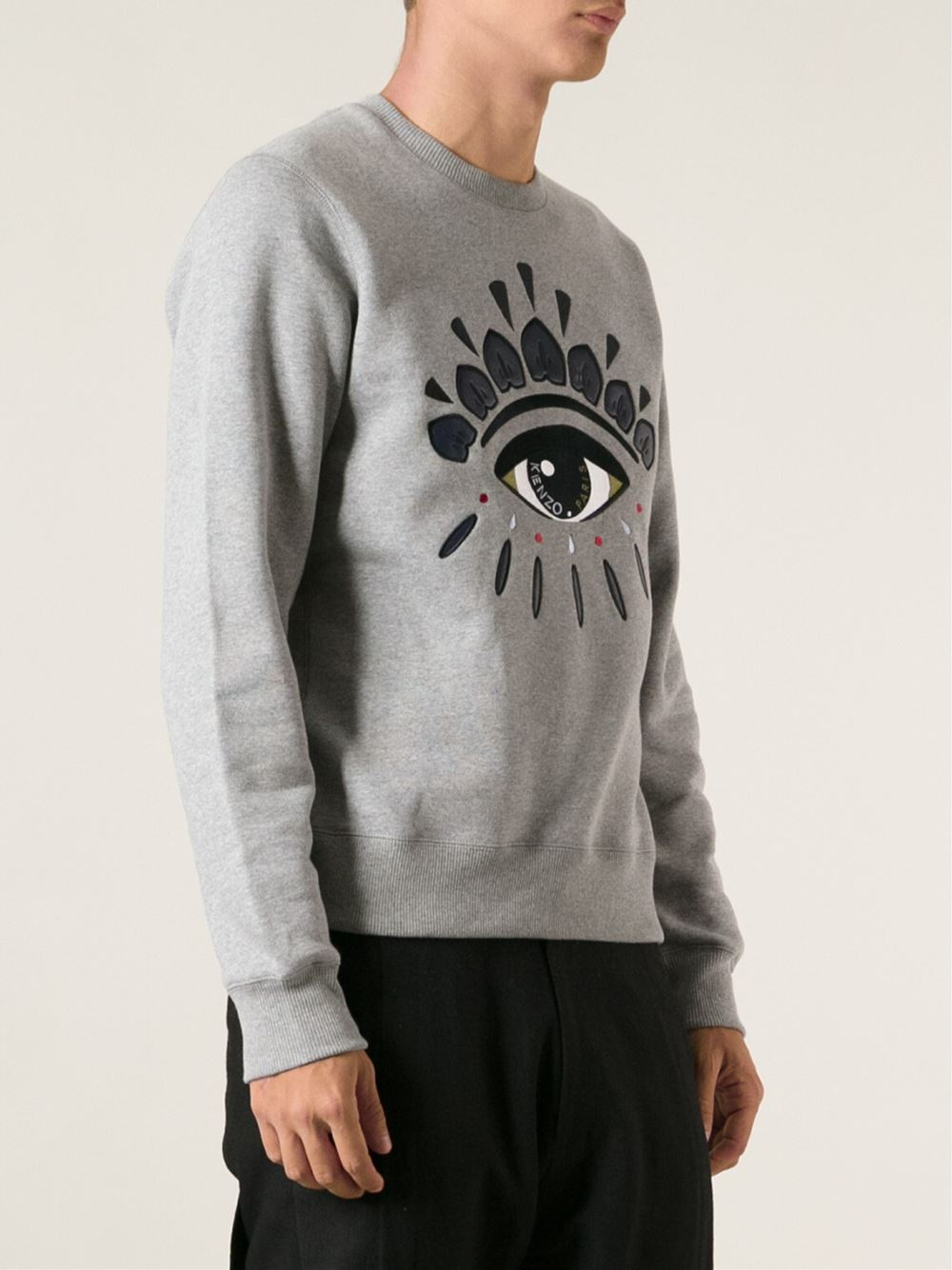 Kenzo Grey Eye Sweatshirt Discount, SAVE 49% - raptorunderlayment.com
